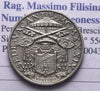 NL* ROMA CITTA' DEL VATICANO SEDE VACANTE 5 Lire Argento 1929 super con patina