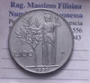 NL* Italia Repubblica 100 LIRE MINERVA 1955 ECCELLENTE Conservazione