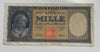 NL*BANCA ITALIA Banconota 1000 Lire MEDUSA 25 SETTEMBRE 1961 Ottima conservazion