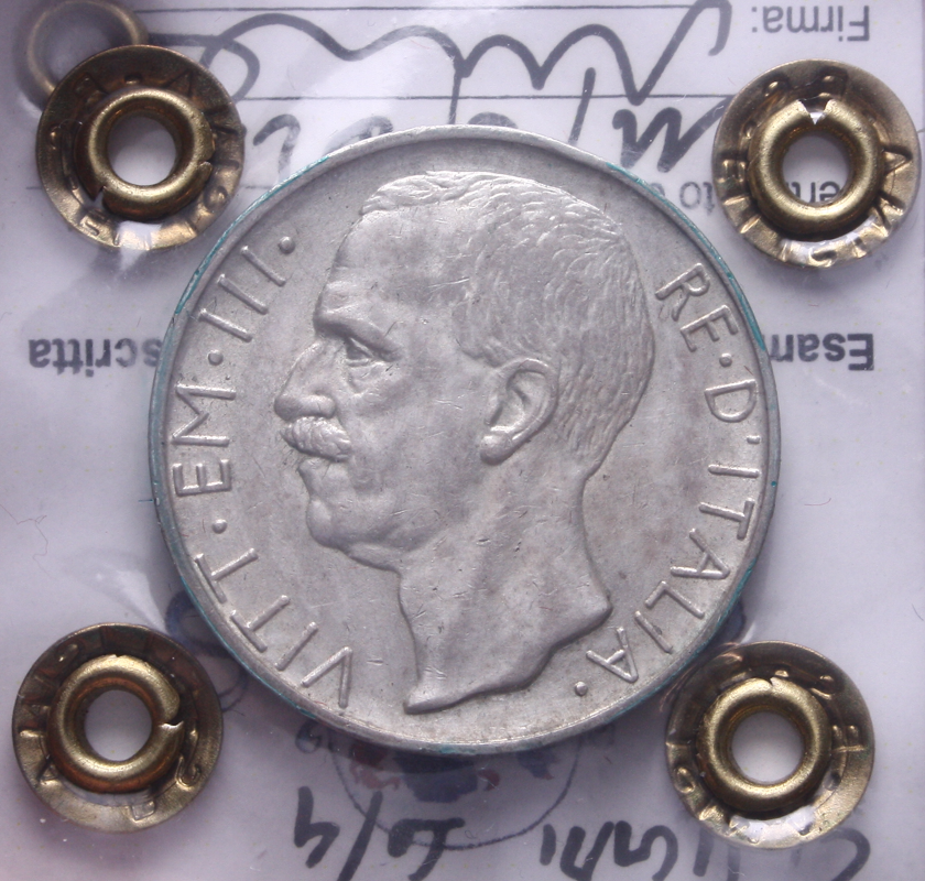 NL* VEIII 10 LIRE ARGENTO BIGA 1930 RARA BB/SPL / QSPL Perizia Filisina Massimo