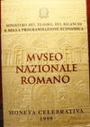 NL* ITALIA 2000 LIRE ARGENTO 1999 MUSEO NAZIONALE ROMANO FDC Set Zecca