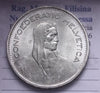 NL* SVIZZERA CONFEDERATIO HELVETICA 5 FRANCHI Argento 1953 B Superbo con lustro