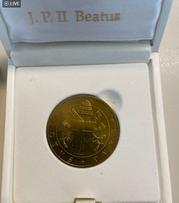 NL* VATICANO MEDAGLIA BRONZO 2011 BEATIFICAZIONE di Papa GIOVANNI PAOLO II FDC