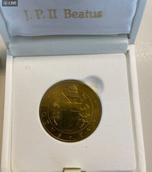 NL* VATICANO MEDAGLIA BRONZO 2011 BEATIFICAZIONE di Papa GIOVANNI PAOLO II FDC