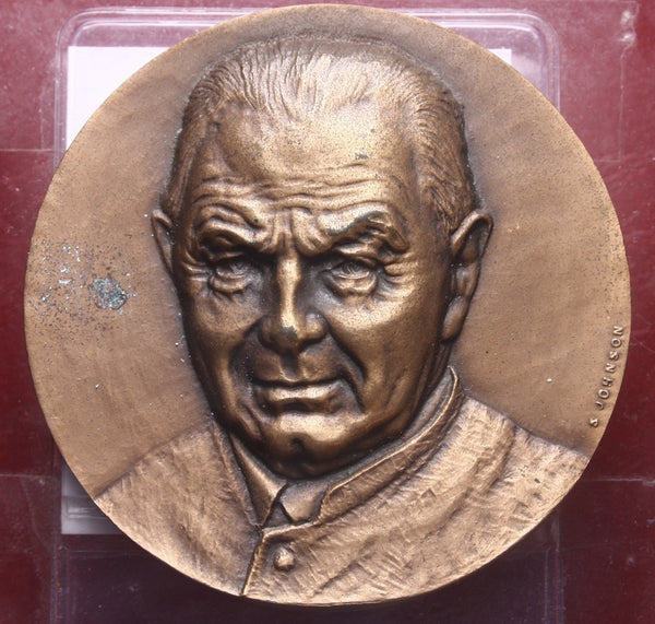 NL* BRESCIA Medaglia Bronzo PADRE OTTORINO MARCOLINI 1897-1997 Johnson