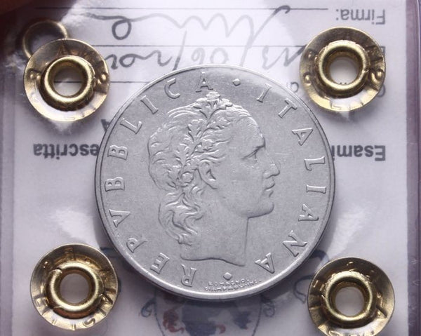 NL* ITALIA Repubblica 50 LIRE VULCANO 1958 RARA BB + Perizia Filisina Massimo