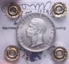 NL* VEIII Italia 5 LIRE ARGENTO AQUILOTTO 1930 QFDC/FDC Perizia Filisina * 2