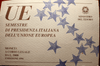 NL* ITALY 5000 Lire Silver 1996 ITALIAN PRESIDENCY OF THE EU HALF-YEAR SET FDC Mint