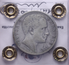 NL* VEIII ITALIA 2 Lire Argento 1902 AQUILA SABAUDA RARA QBB/BB Perizia Filisina