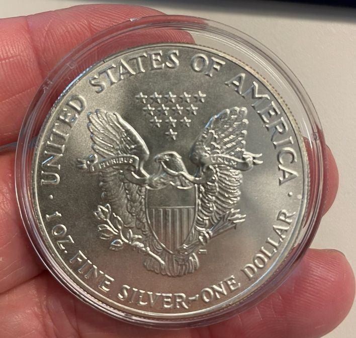NL* STATI UNITI 1 DOLLARO ARGENTO 1986 1 ONCIA OZ ARGENTO PURO Liberty Walking