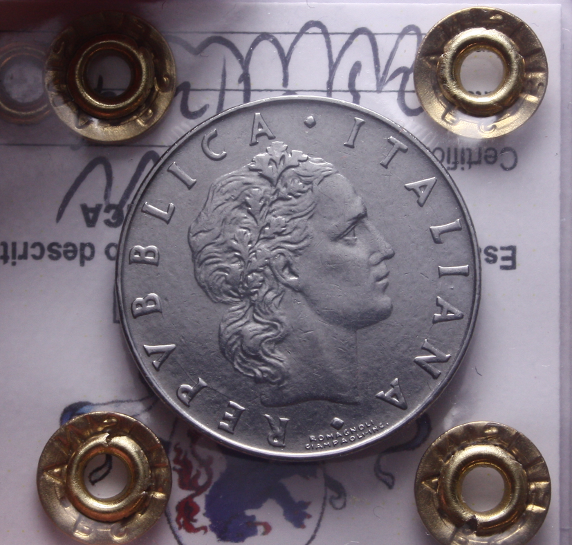 NL* ITALIA Repubblica 50 LIRE VULCANO 1959 NC SPL Perizia Filisina Massimo