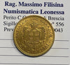 NL* GRECIA RE GIORGIO Marengo 20 DRACME ORO GOLD 1884 Non comune ottima conserv