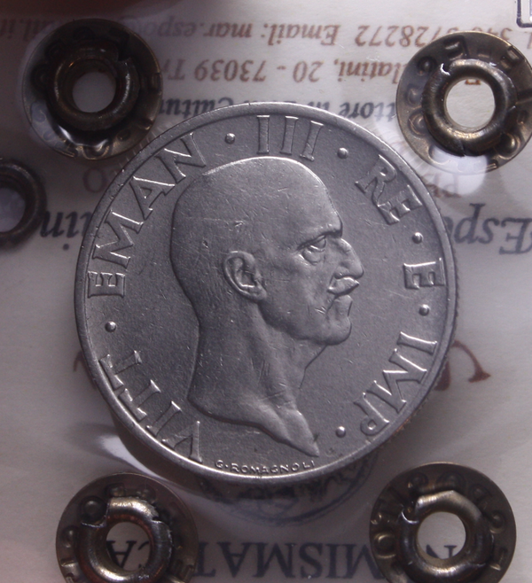 NL* VEIII 50 CENTESIMI IMPERO 1936 XIV RARA BB+/QSPL Perizia Esposito Marco