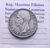 NL* VEIII ITALIA 5 Lire Argento FECONDITA' 1936 XIV Ottima Conservazione