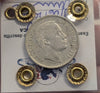 NL* VEIII RE D'ITALIA 1 Lira ARGENTO 1907 AQUILA SABAUDA QSPL Perizia Filisina