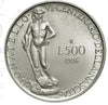 NL*ITALIA 500 Lire Argento 1986 DONATELLO FDC FIOR DI CONIO da Divisionale Zecca
