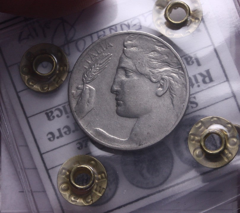 NL* VEIII Italia 20 CENTESIMI 1919 DONNA LIBRATA BB+ Perizia Roggero Lionello