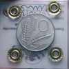 NL* Italia 10 LIRE SPIGHE ARATRO 2001 NC FDC Perizia Filisina Massimo