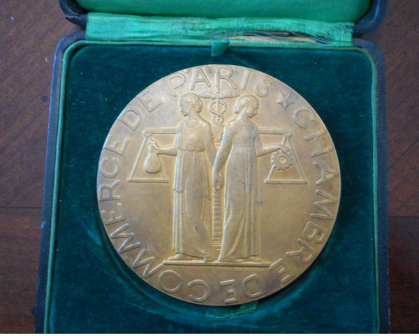 NL* FRANCE PARIS MEDAL Chamber of Commerce PARIS LABAYE GR. 180 box