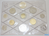 NL* ITALIA Divisionale 1988 CON 500 Lire ARGENTO CARAVELLE + BOSCO FDC NO AST