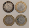 NL* REGNO UNITO Lotto 4 pezzi 2 POUNDS / 2 STERLINE  1998-2000  come da foto
