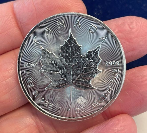 NL* CANADA 5 Dollari argento 2017 ONCIA ARGENTO PURO Foglia Acero Maple leaf OZ