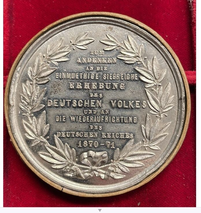 NL* GERMANIA  Medaglia NATIONALE DENKMAR NIEDERWALD 1870/71 Deutschen Volkes