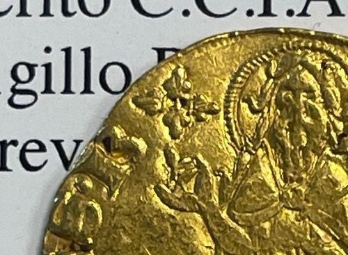 NL* FIRENZE FIORINO in ORO II SEMESTRE 1338 VANNI di MATTEO RARO splendida cons.