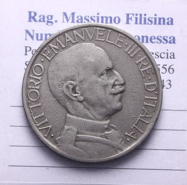 NL* VEIII  BUONO 2 LIRE FASCIO 1926 RARO OTTIMA Conservazione PREZZO TOP ****