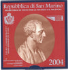 NL* SAN MARINO 2 Euro 2004 BARTOLOMEO BORGHESI FDC mint set PERFECT