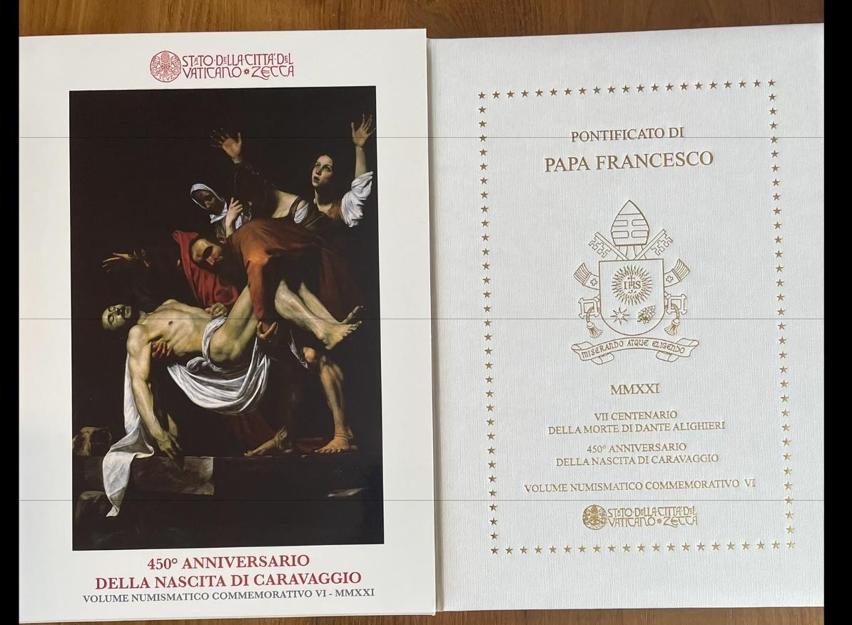 NL*CITTA' DEL VATICANO PAPA FRANCESCO Volume Numismatico 2021 VI con 2+2 euro FD