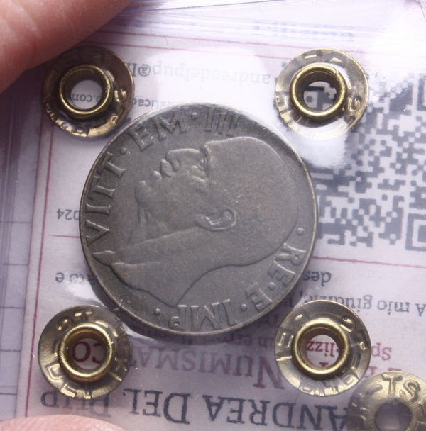NL* VEIII 10 CENTESIMI IMPERO 1942 ASSE RUOTATO di 30° QSPL Perizia DEL PUP A.
