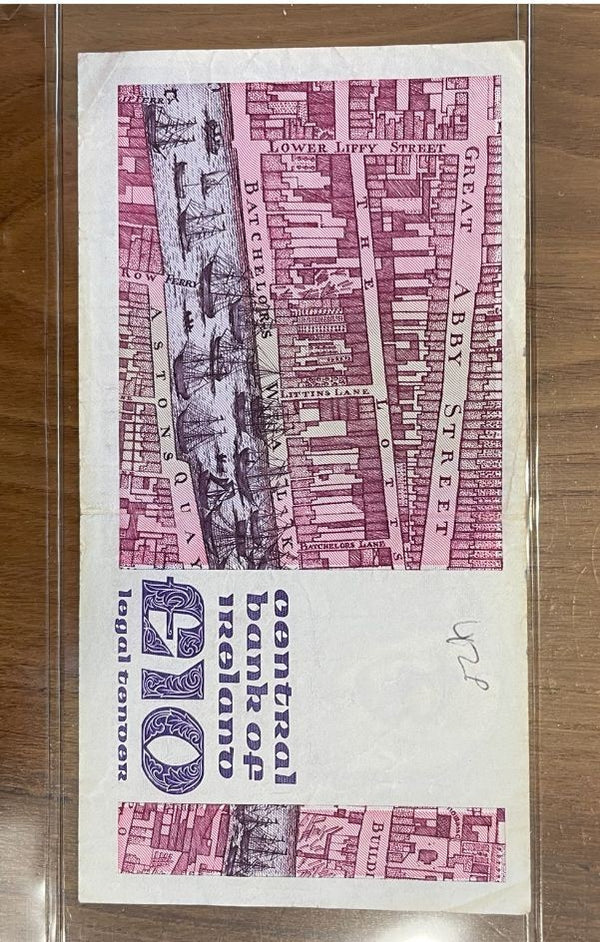 NL* IRLANDA Banconota 10 STERLINE POUNDS AAH 03/03/1988 eccellente conservazione