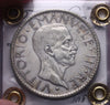 NL* VEIII 20 LIRE ARGENTO LITTORE 1928 RARO Q.SPL Perizia Filisina Massimo