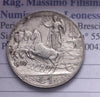 NL* VEIII ITALIA 1 LIRA ARGENTO QUADRIGA VELOCE 1910 ottima come da foto