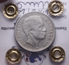 NL* VEIII 1 Lira ARGENTO 1907 AQUILA SABAUDA QFDC Perizia Filisina Massimo