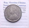 NL* INDIA REGINA VITTORIA HALF RUPEE Argento 1897