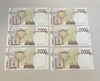 NL* Banconota BANCA ITALIA 6 PEZZI 2000 Lire MARCONI CONSECUTIVE FDS71-2-3-4-5-6