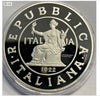 NL* ITALIA STORIA LIRA 1 LIRA ARGENTO 2000 BUONO DA 1 LIRA 1922 PROOF oblò prot