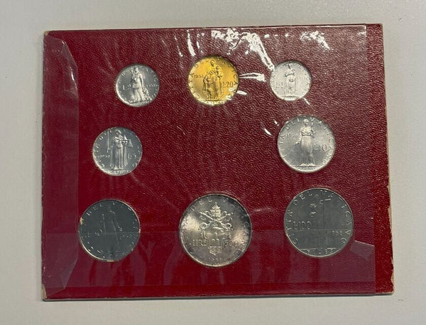 NL* ROME POPE PIUS XII 1958 Series 8 values 500 100 50 20 10 5 2 1 Lira FDC OK