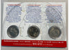 NL* USA QUARTERS Dollar Collection 3 PEZZI DA 1/4 di Dollaro Epopea USA BOLAFFI