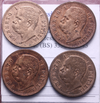 NL* UMBERTO I Lotto 4 pezzi 2 CENTESIMI 1897 1897 1898 1900 VALORE come da foto