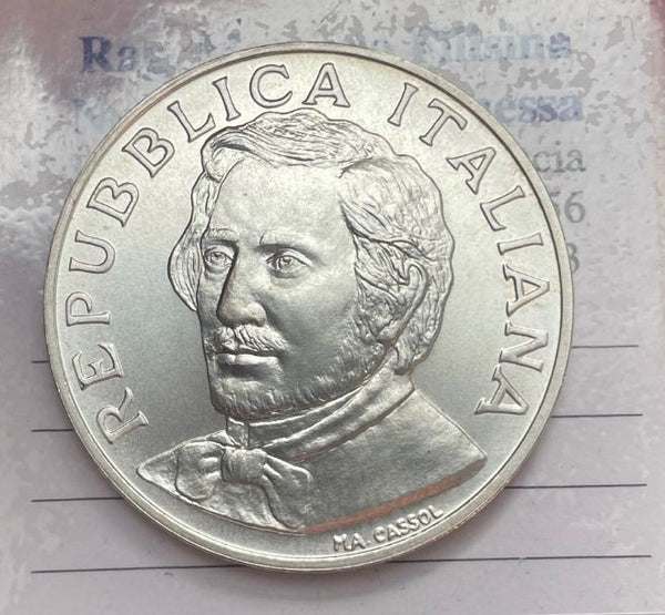 NL* ITALIA 1000 Lire ARGENTO 1997 G. DONIZETTI FDC FDC da divisionale Zecca