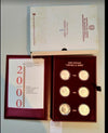 NL* ITALIA Serie VERSO il 2000 3 DITTICI Argento 1998/1999/2000 FDC SET ZECCA