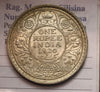 NL* INDIA RE GIORGIO V 1 RUPEE Rupia Argento 1920 super conservazione con lustro