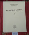 NL* Libro QUADERNO DI STUDI I 2006 Associazione Culturale Italia Numismatica