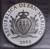 NL* SAN MARINO 10 EURO Argento 2005 MILIZIA UNIFORMATA PROOF