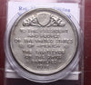 NL* SVIZZERA Silver Medal To The President of United States 1918 Gratitude Swiss