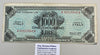 NL* ITALIA Banconota OCCUPAZIONE MILITARE 1000 AM LIRE 1943 A Bilingue *540A