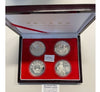 NL* CHINA CINA Silver Set 1990 Figure Storiche 4 pezzi da 5 YUAN ARGENTO PROOF